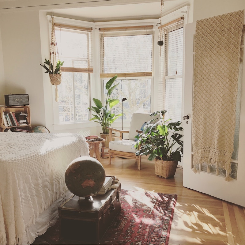 earth toned bedroom