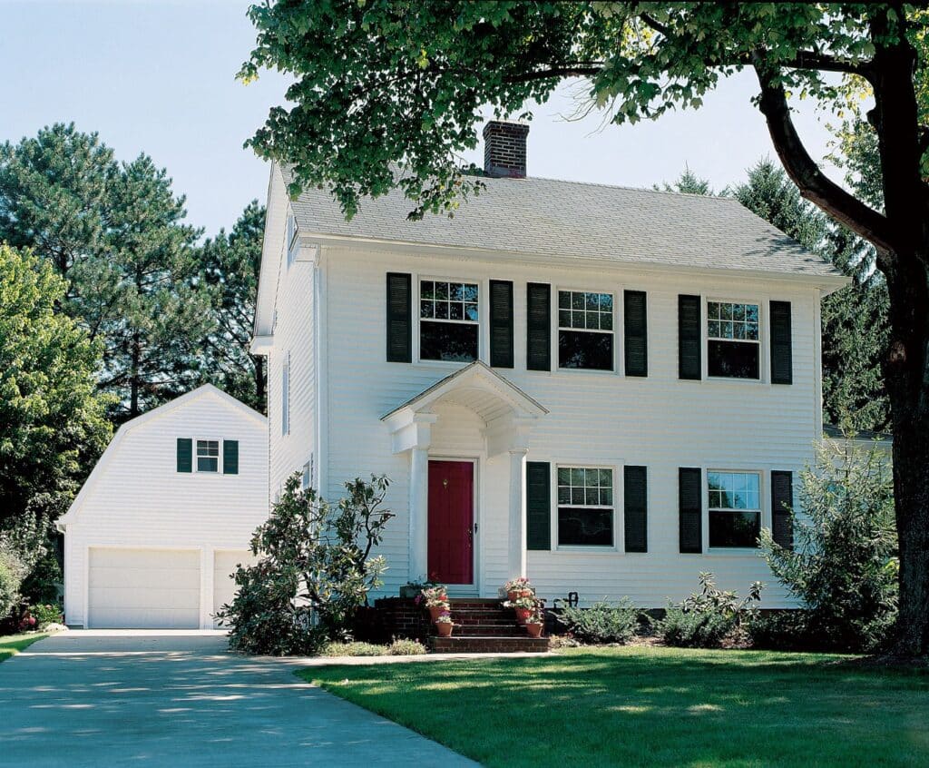 1000 series replacement vinyl siding in white